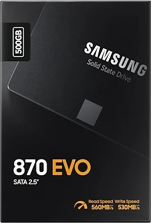 SSD Samsung 870 EVO, 500 GB, 2.5", SATA III, i zi