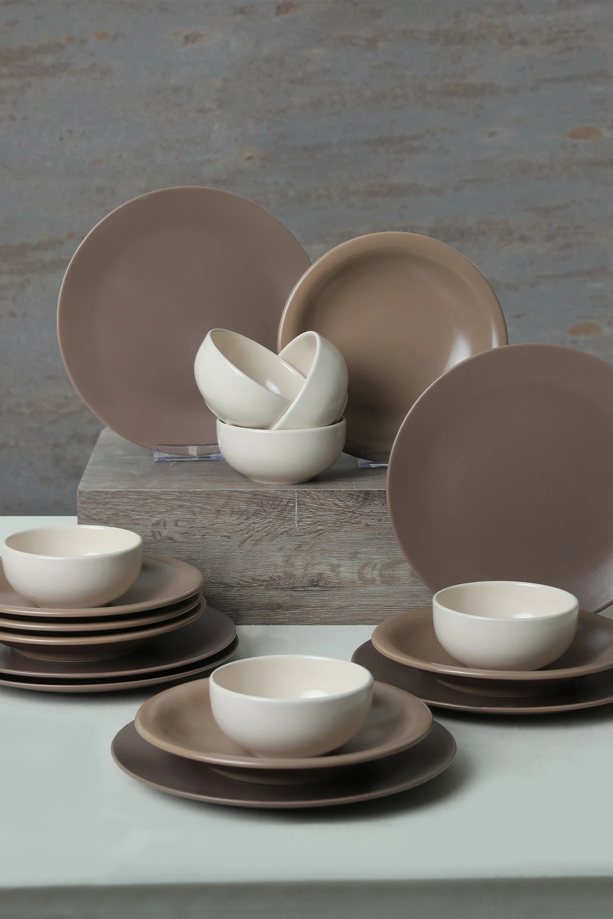 Set enësh për drekë, qeramikë, 18 copë, Hermia Concept, X0001509600000000000000000
