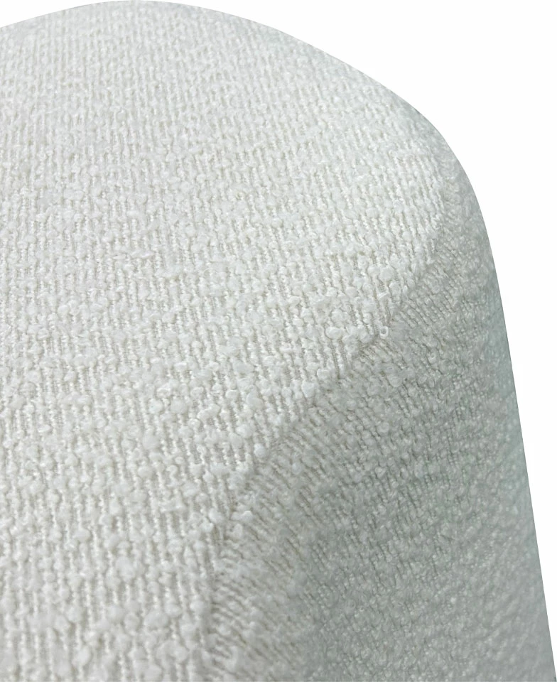 Stool Daisy, e bardhë, 48x48x42cm