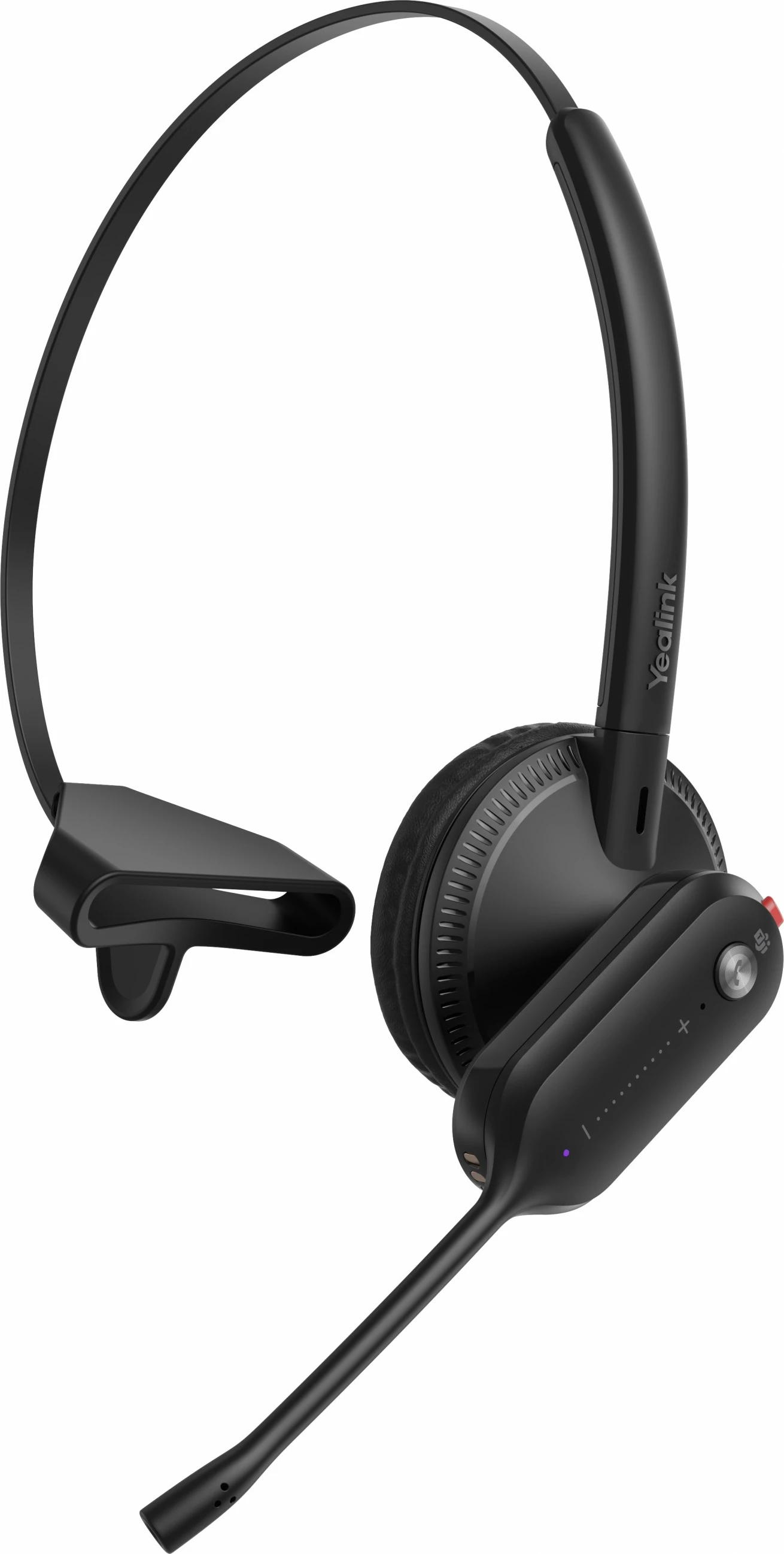 Kufje Yealink WH63 E2 Teams wireless, kontroll në vesh, mikrofon boom, e zezë