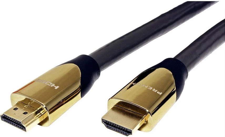 Kabllo HDMI ROLINE Premium 4K Ultra HD, HDMI 2.0, 9 m, e zezë