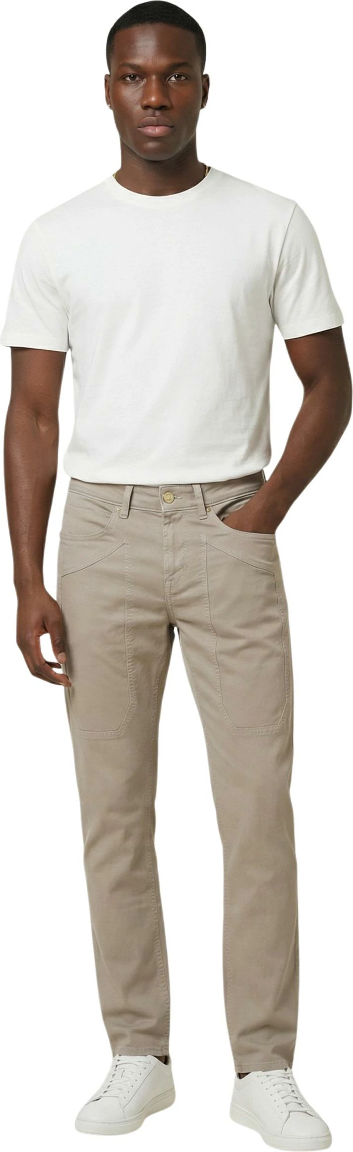 Xhinse slim fit për meshkuj Jeckerson JOHN, bezhë [Madhësia: W31]