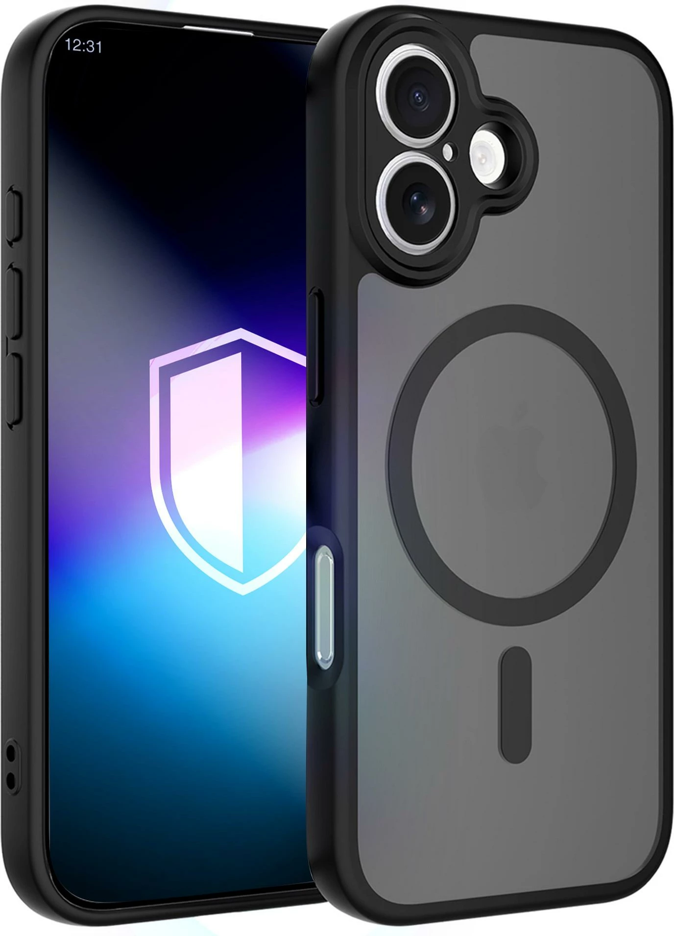 Mbështjellës 3mk Misty MagCase për iPhone 17, MagSafe, mat, i zi