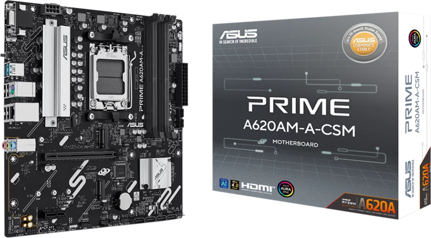Pllakë amë ASUS PRIME A620AM-A-CSM mATX Socket AM5 DDR5