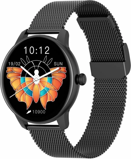 Smartwatch për femra G.ROSSI, e zezë