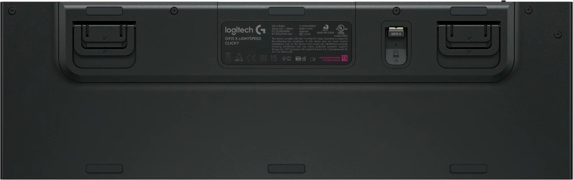 Tastierë gaming Logitech G915 X LIGHTSPEED, mekanike, wireless, RGB, full-size, e zezë