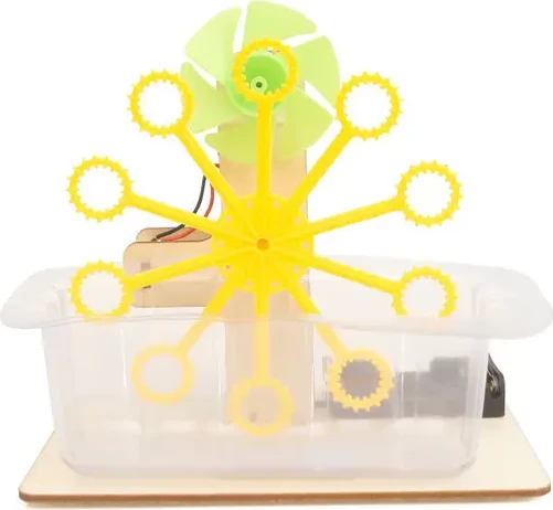 Makinë automatike fluskash prej druri, për fëmijë