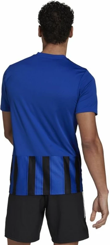 Fanellë futbolli për meshkuj adidas Striped 21 JSY M, e zezë dhe blu