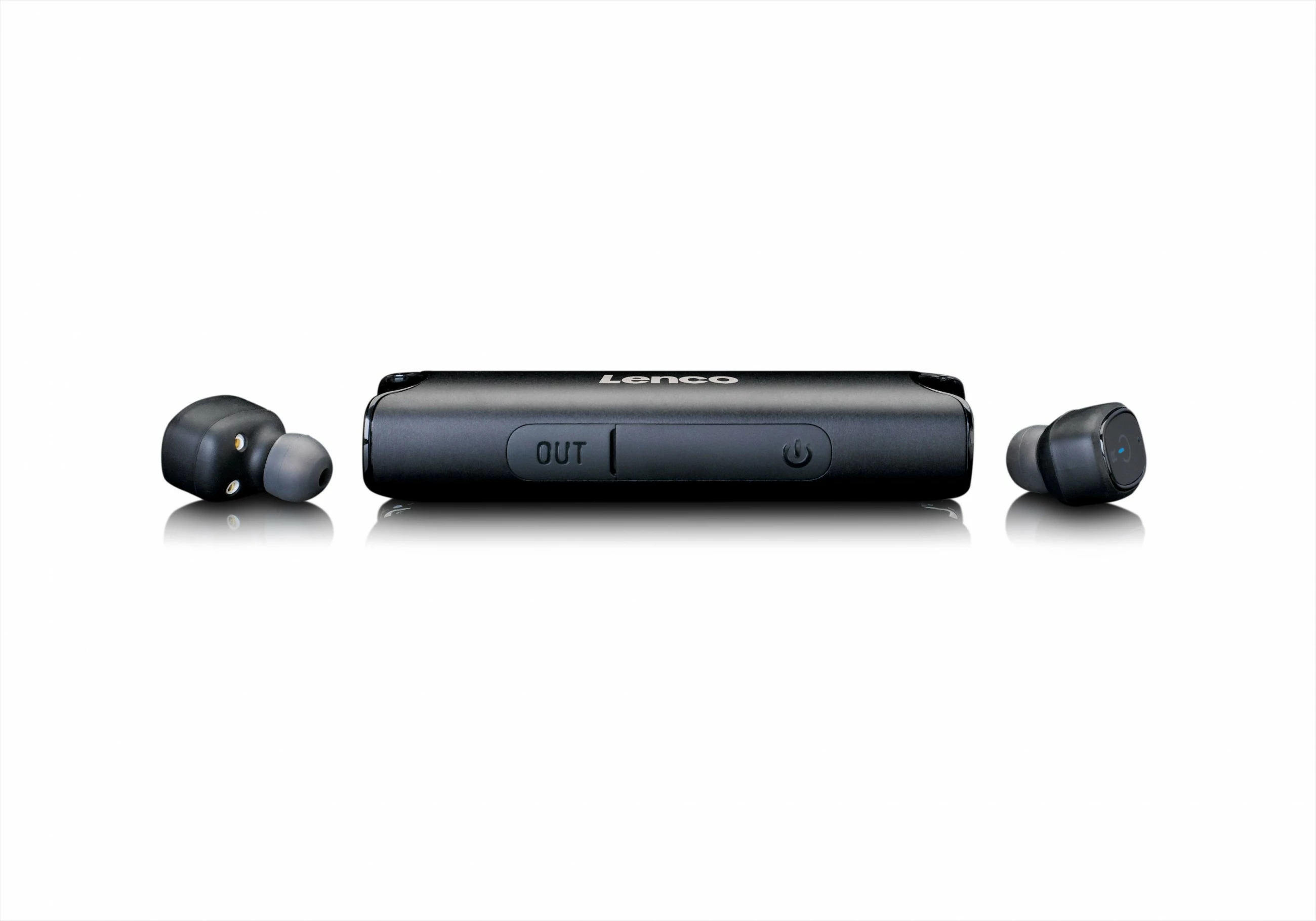 Kufje Lenco EPB-440, Bluetooth, in-ear, IP67, e zezë