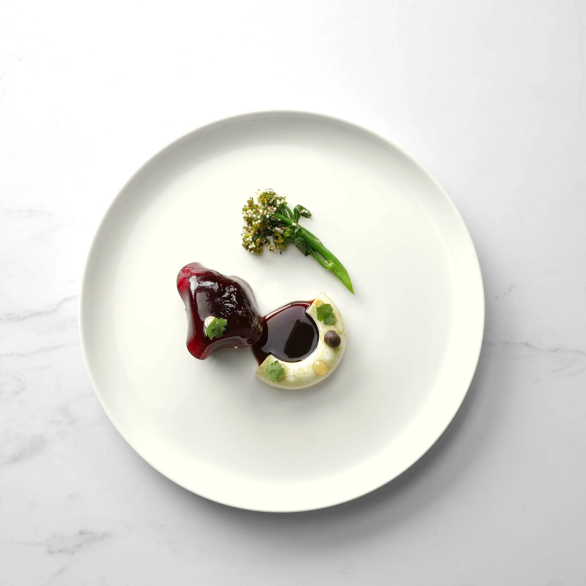 Pjatë e sheshtë Fine Dine Pure Crema Ø270mm, krem, set 4 copë