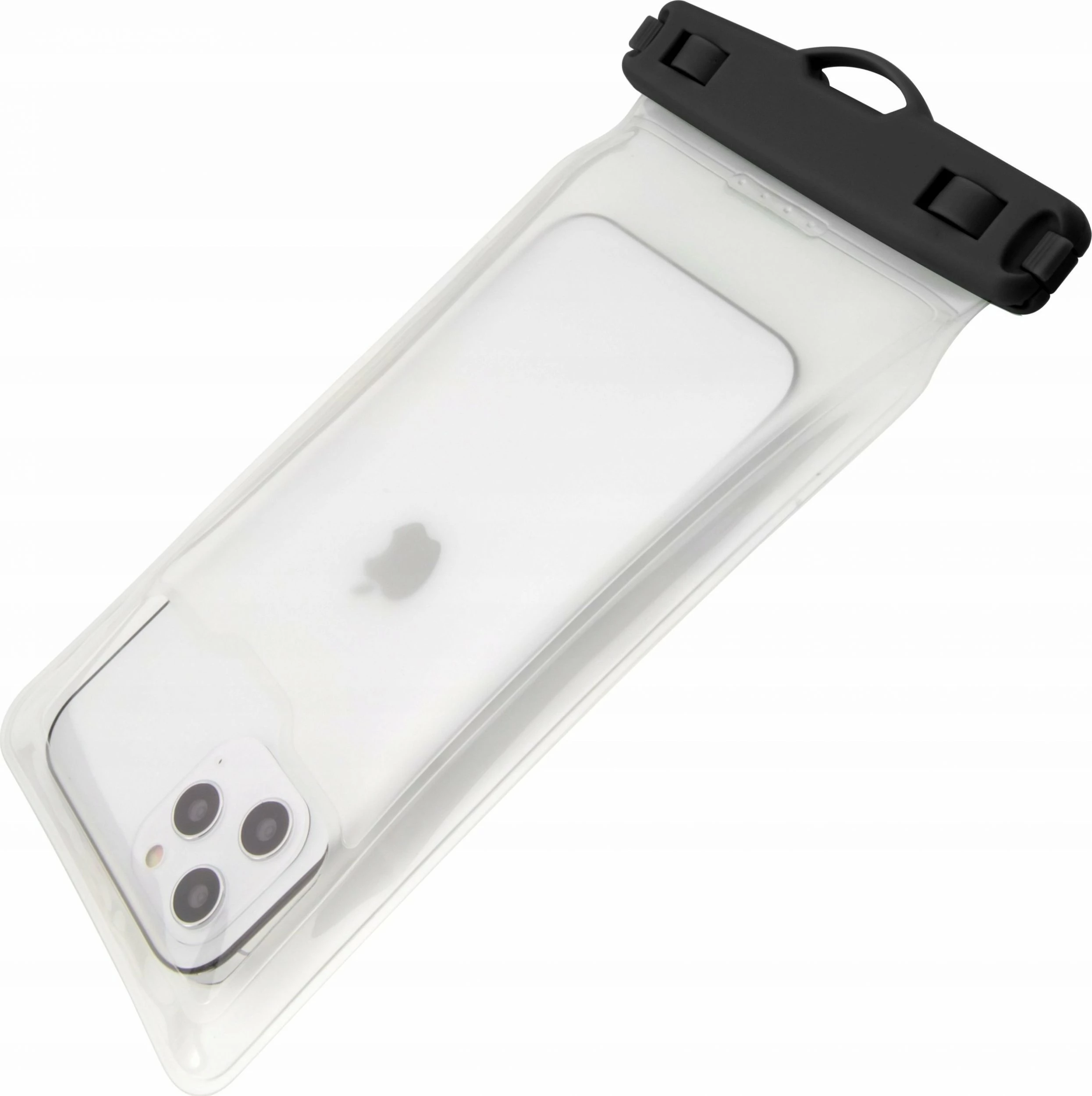 Mbështjellës i papërshkueshëm nga uji Fixed Float FIXFLT-BKK IPX8 për celular deri 7.2\", i zi, me rrip qafe