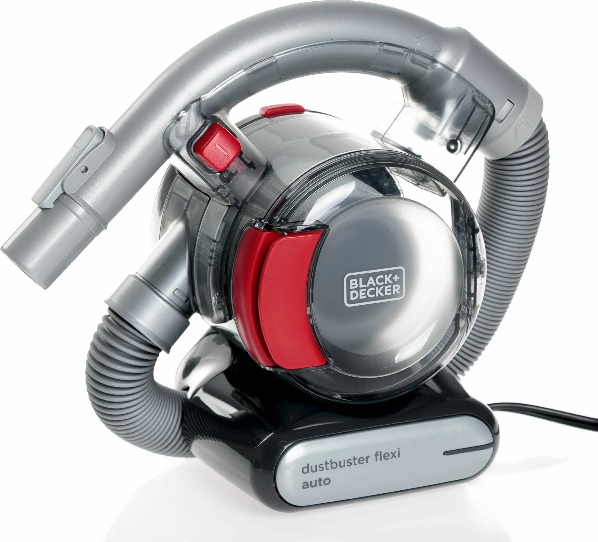 Fshesë me korrent dore Black&Decker Flexi PD1200AV, 12 V, 560 ml, 5 m kabllo, me aksesorë, gri