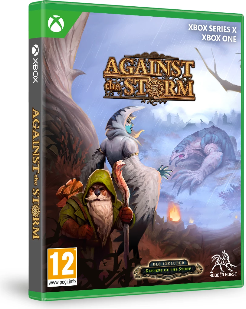 Lojë Xbox Fireshine Games Against The Storm për Xbox Series X/Xbox One, me DLC Keepers of the Stone