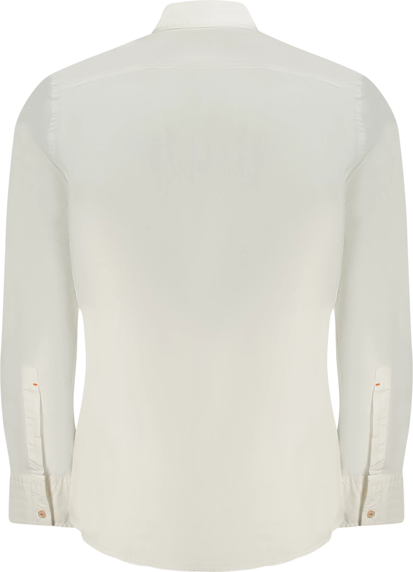 Këmishë për meshkuj BOSS me mëngë të gjata, e bardhë