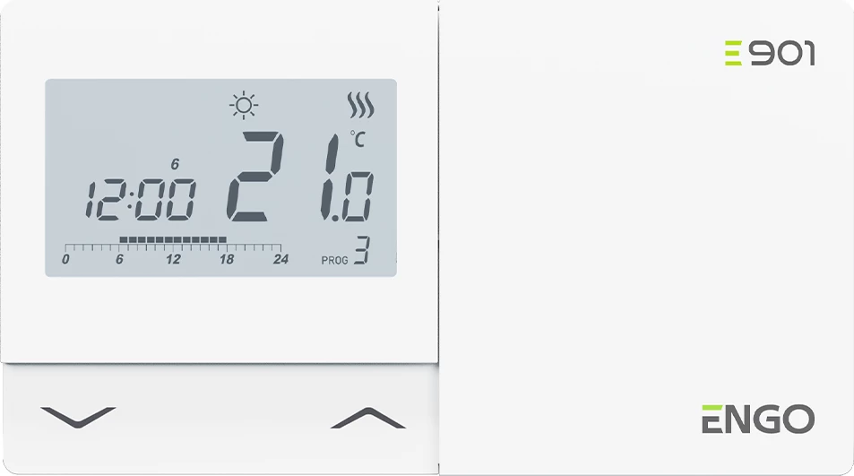 Termostat dhome ENGO E901 me kabllo