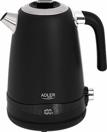 Çajnik elektrik Adler AD 1295B 1.7L 2200W me kontroll temperature, i zi