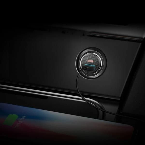 Karikues veture Baseus Circular CCALL-YS01 30W 1x USB-A + 1x USB-C 5A, i zi