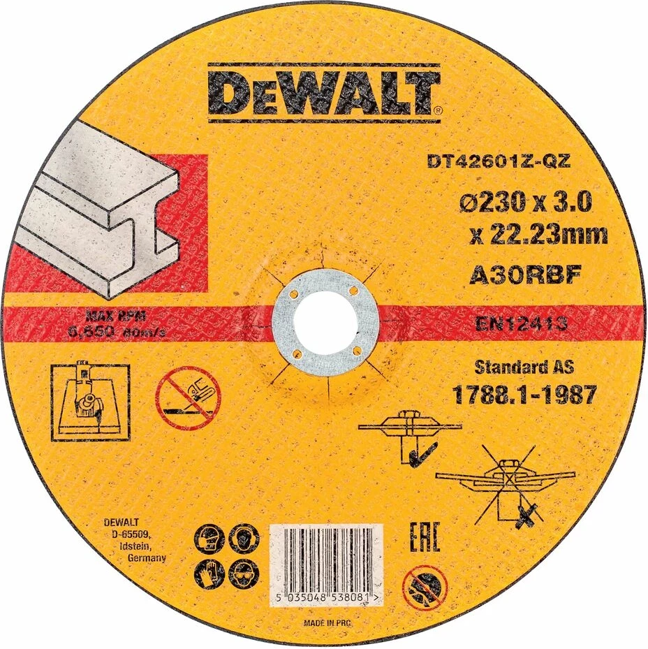 Disk prerës për metal Dewalt DT42601Z 230mm 2.8mm 22.23mm T27