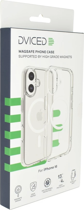 Dviced MagSafe iPhone 16 clear case White