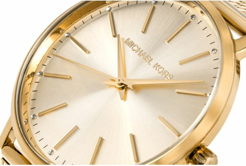 Orë dore femrash Michael Kors Pyper MK4339, e artë, me kuti
