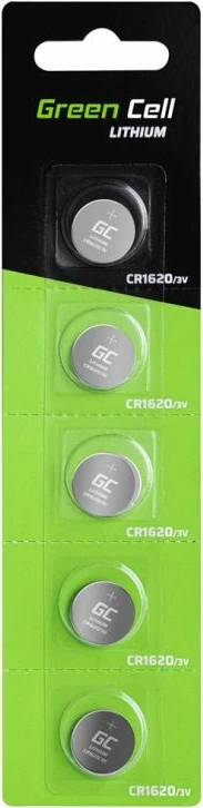 Bateri Green Cell XCR03 CR1620 3V, set prej 5 copë