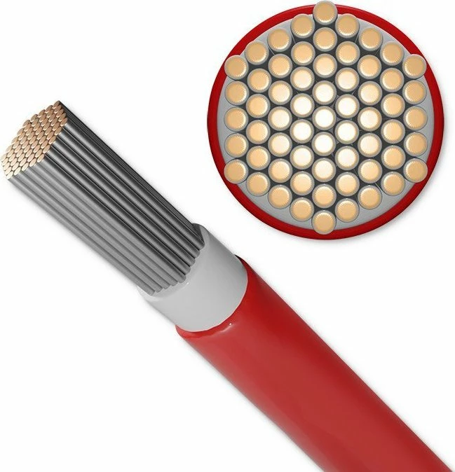 Kablo solar fotovoltaik Qoltec H1Z2Z2-K 4mm² 100m e kuqe