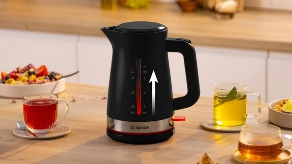 Çajnik elektrik Bosch TWK4M223, 1.7 L, 2400 W, Zi