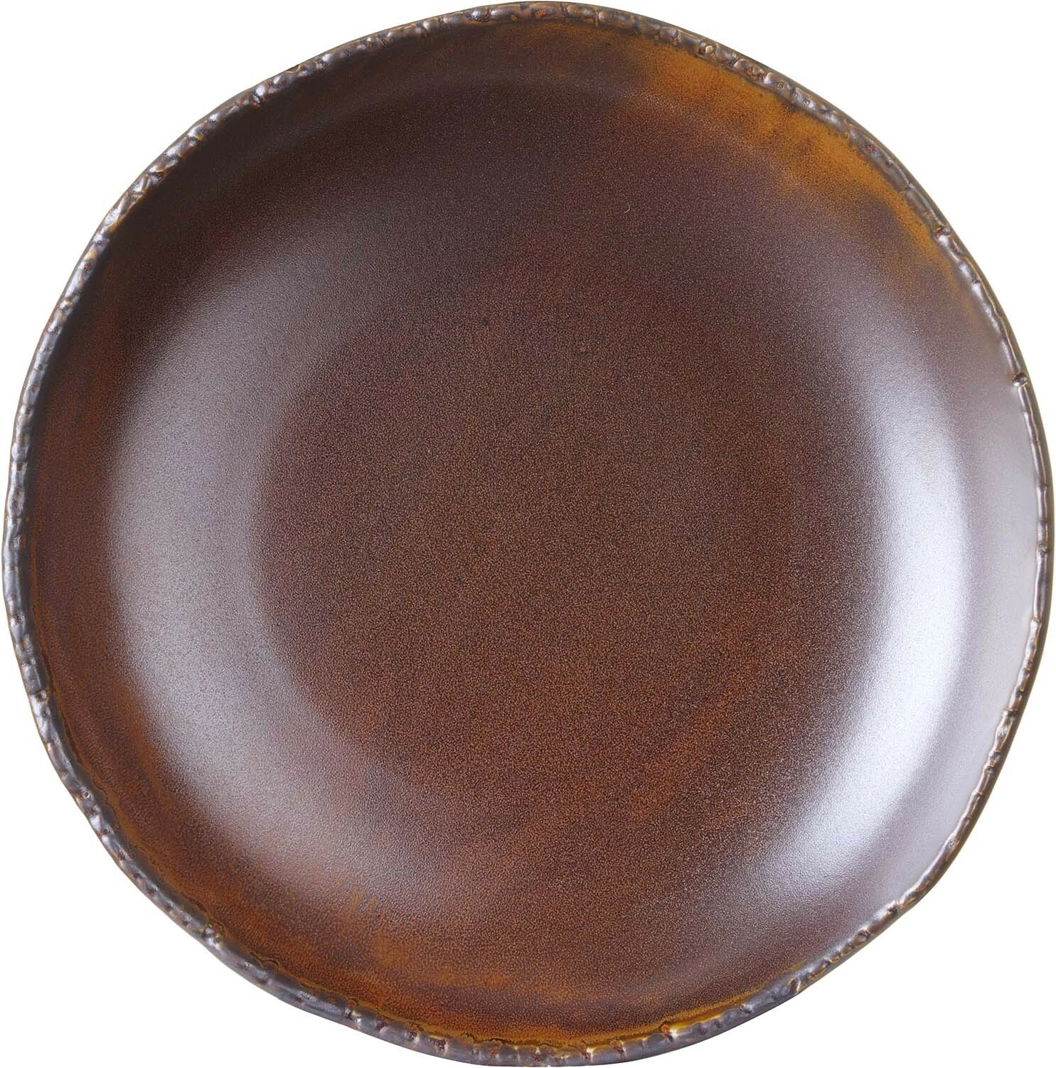 Pjatë e thellë Fine Dine Aurum Ø220 mm, porcelan i vitrifikuar, kafe e errët, set 3 copë
