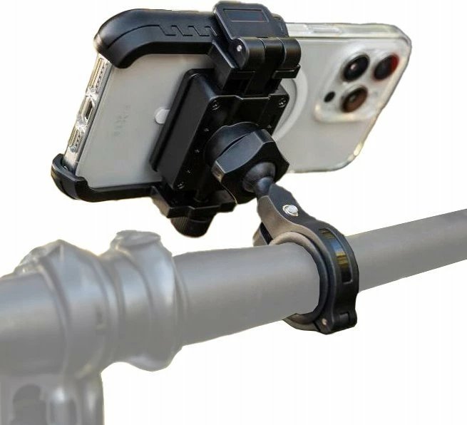 Mbajtës celulari Fixed Bikee Plus FIXBIP-BK për biçikletë, 6.8\", 360°, 20-32 mm, i zi