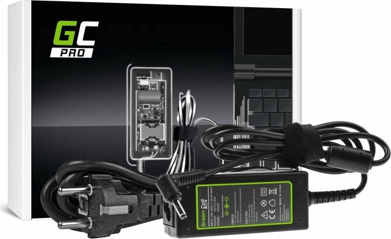 Furnizues energjie Green Cell PRO AD40P për Asus R540, 19V 2.37A 45W, i zi