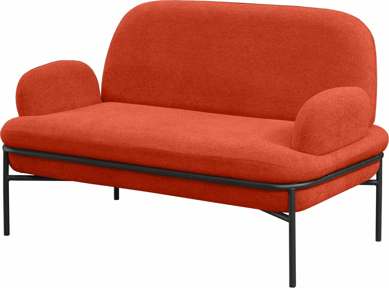 Divan dy-vendësh Atelier del Sofa, ngjyrë e kuqe pllake, Aster