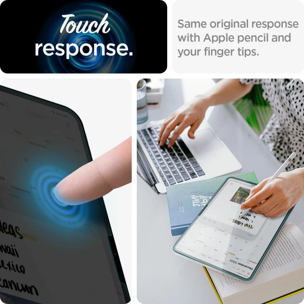 Xham mbrojtës Spigen Glas.tR EZ Fit për iPad Pro 13'' 2024, Transparent