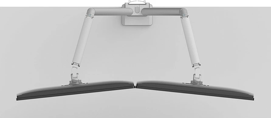 Krah monitori Neomounts DS70-250SL2, Clamp/Grommet, 9 kg, 43.2 cm (17"), 81.3 cm (32"), 100 x 100 mm, Argjendtë