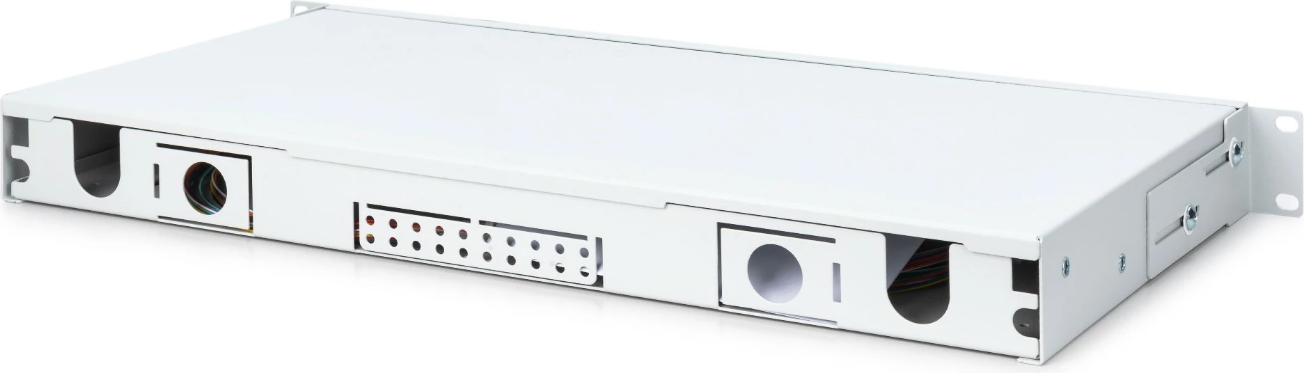 Kasë fibrash optike Digitus, 1U, 12x LC DX, OS2, gri