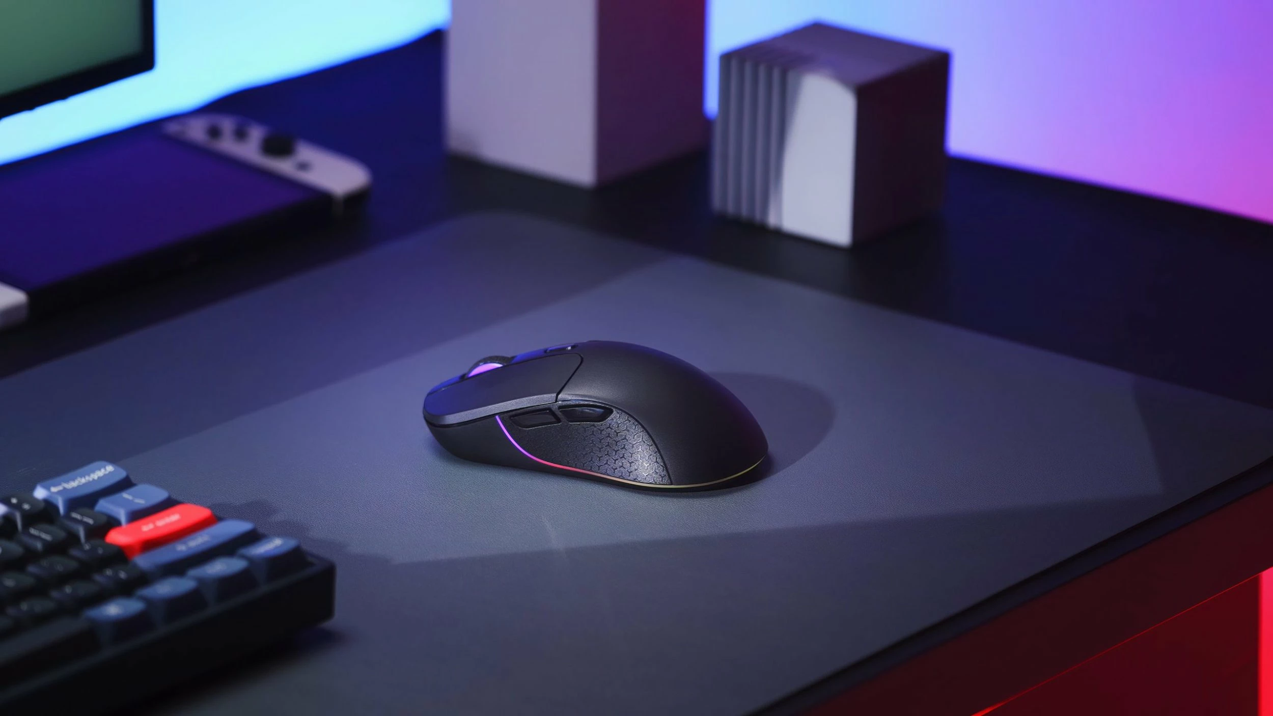 Maus Keychron M3 (M3-A23) 30.000 DPI, 8K polling, 2.4GHz/Bluetooth/USB-C, RGB, i zi