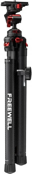 Tripod Freewell FW-T1 për kamera dhe telefona, karbon, i zi