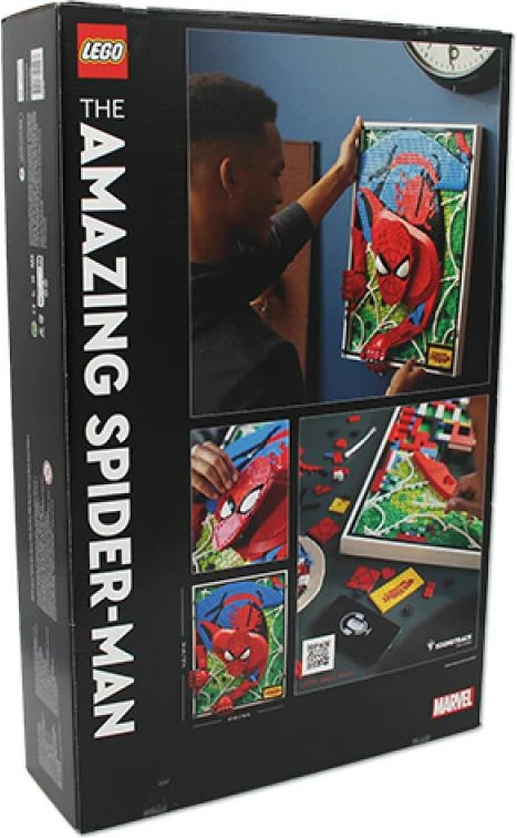 Set ndërtimi LEGO Art, LEGO, 31209 The Amazing Spider-Man, 2099 pjesë, 18+