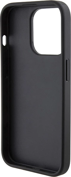 Mbështjellës Karl Lagerfeld Quilted K Pattern për iPhone 15 Pro, i zi