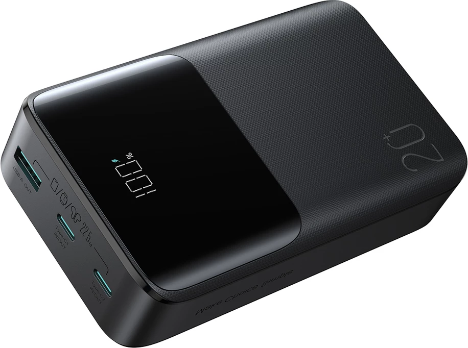 Powerbank Joyroom JR-QP192 Star Series Mini 20000mAh 22.5W me ekran digjital, e zezë