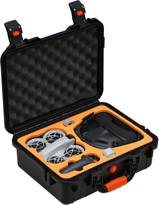 Kasë Sunnylife AQX-17 për DJI Neo Motion Fly More Combo, e zezë, me ndarje të brendshme