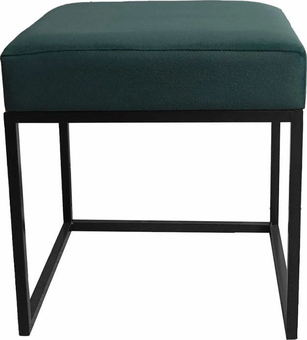 Karrige për bar CUBIK, ngjyrë e gjelbër e errët, 40x40x44 cm