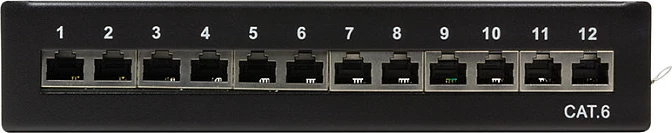 Patch panel LogiLink 12-Port Cat6 STP, desktop, i zi