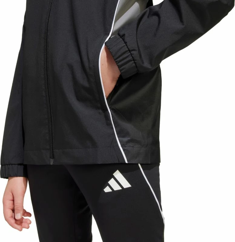 Jakne për fëmijë adidas Tiro 25 Competition All Weather, e zezë