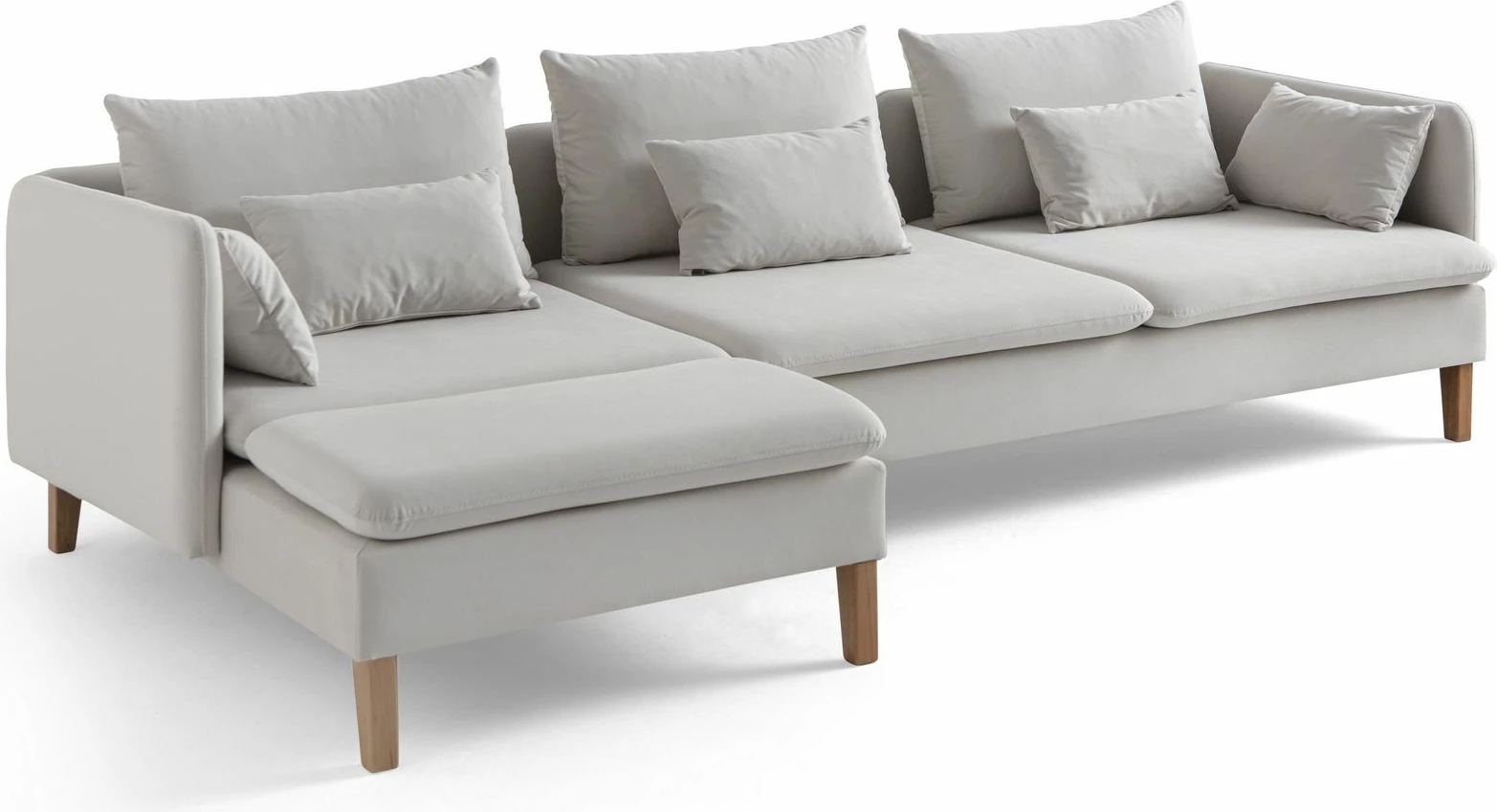 Këndare Flexy Relax, kadife krem, Atelier del Sofa