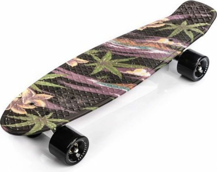 Skateboard Meteor për të gjithë, ngjyrë e zezë