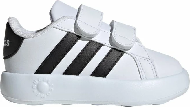 Këpucë për fëmijë adidas, të bardha dhe të zeza
