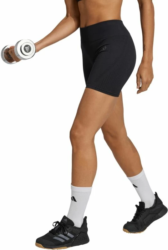 Shorce për femra adidas Workout Essentials 4 inç JX3902, të zeza