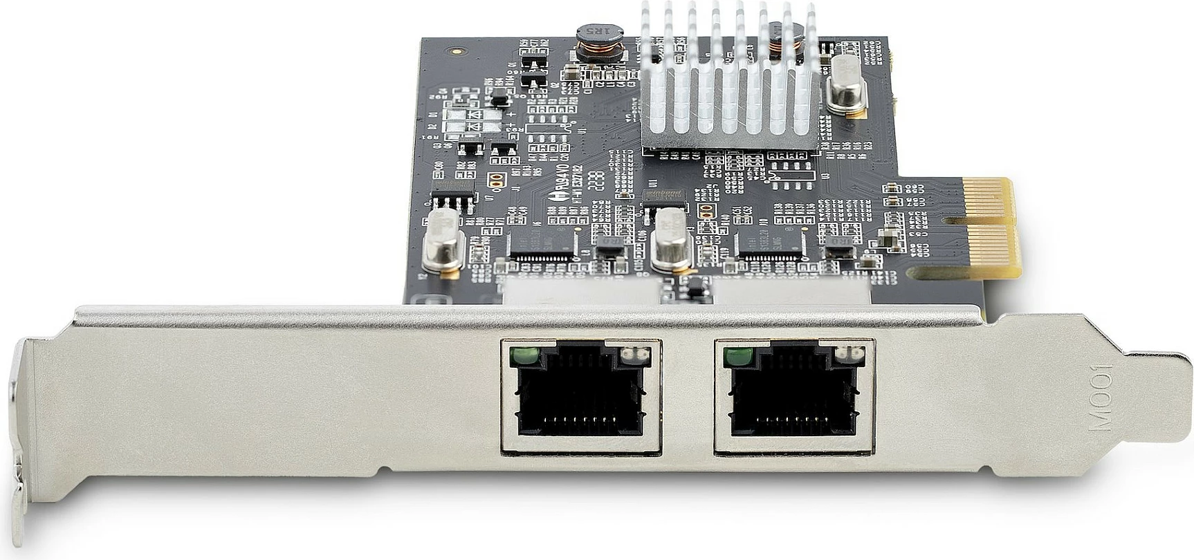 Kartelë rrjeti PCIe StarTech 2-Port 2.5Gbps, Intel I225-V, NBASE-T, 2x RJ-45, e zezë