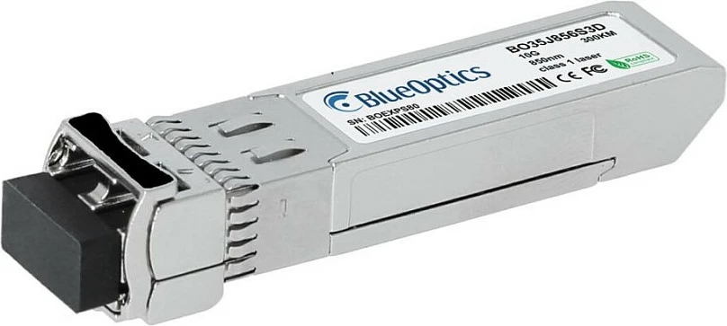 Modul SFP+ BlueOptics SFP-10G-SR-AR, 10Gbps, LC-Duplex, 300m, 850nm, gri