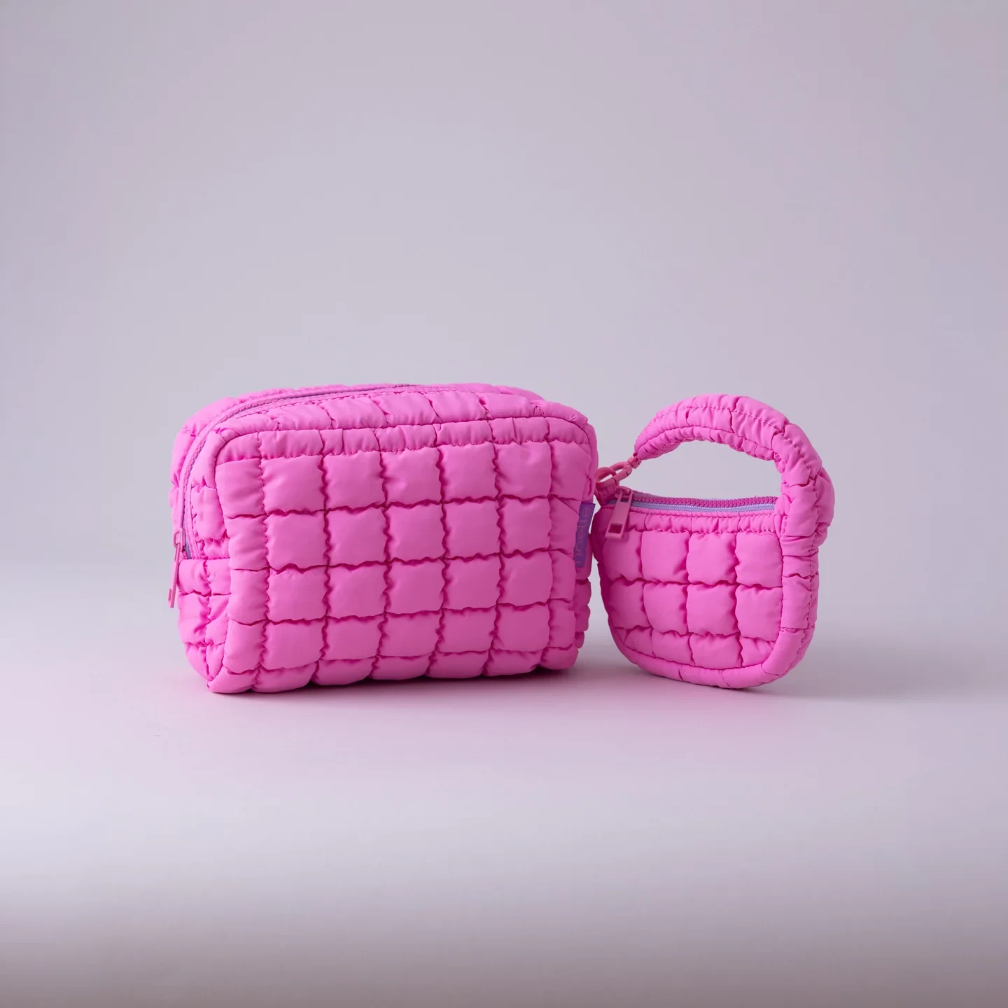 Cosmetic Bag Quilt Stash Pink